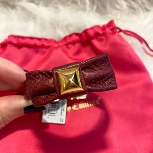 NWT Juicy Couture Bow Studded Cuff Bracelet Y2K Fashion Jewelry